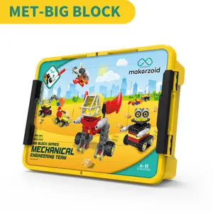 Big Building Blocks 40 in 1 - Mechanical Engineering Team for Kids 3+ years old, Educational Toy for Boys and Girls