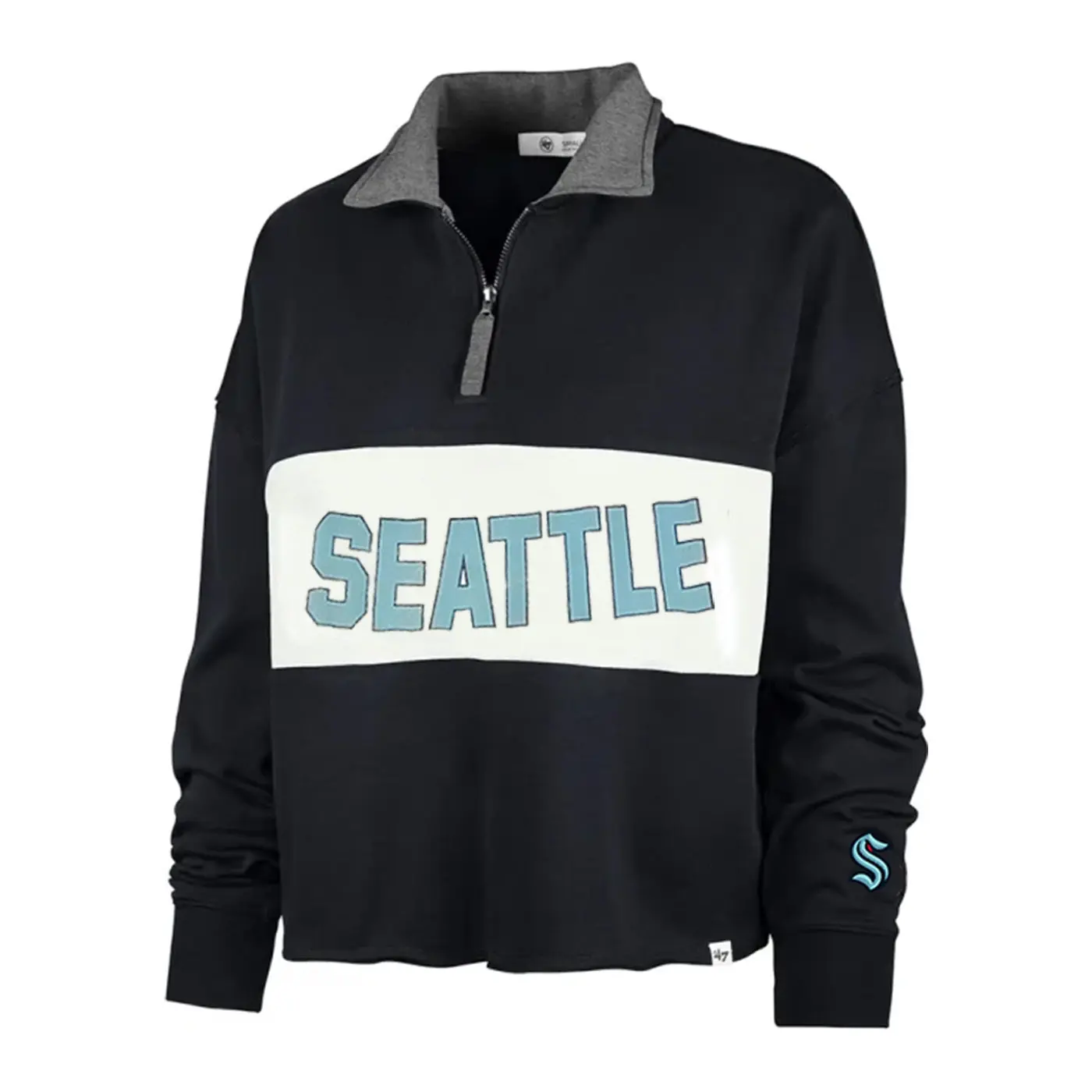Seattle Kraken '47 Womens Next Level Quarter Zip