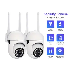 [SummerVibes]Pet/Baby Indoor Security Camera, 1080P HD 360° Full View with Color Night Vision, AI Motion Detection & Two-Way Audio, 2.4G WiFi Plug-in Wall Mount, Easy Install for Home Safety