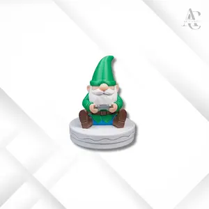 Christmas Gnome 3D Decor – Holiday Nordic Gnome – Festive Winter Home Decoration