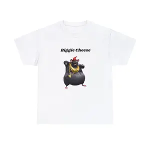 Funny Biggie Cheese Barnyard Meme Shirt Menswear Top Streetwear
