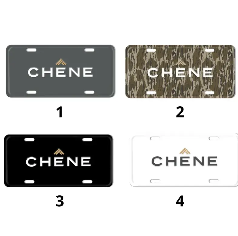 [Camo Farm, Country Lifestyle & Outdoorsman Vibe] Chene Camo Farm Aluminum License Plate, Country Farm Front Car Tag, Truck Vehicle Vanity Decor