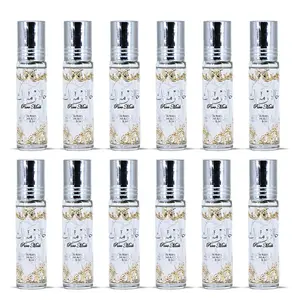 Pure Musk Roll On Perfume Oil CPO 10ML (0.34 OZ) By Ard Al Zaafaran | A Whisper Of Pure White Musk, Perfect For Subtle Elegance. (Pack Of 12)