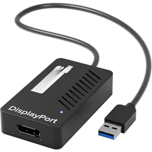 USB 3.0 to DisplayPort 4K Video Graphics Adapter (DisplayLink Driver Required) Single  Expansion up to 3840x2160 (No HDMI) for Windows, , ChromeOS (UGA-4KDP)