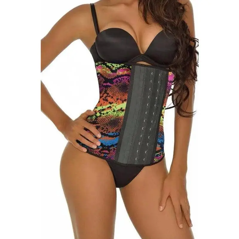 Latex Stylish Neon Snake Waist Trainer