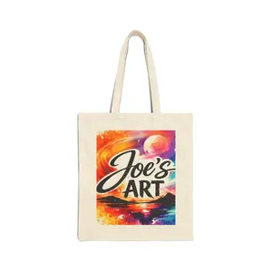 Colorful Abstract Space 'Joe's Art' Tote Bag | Canvas Art Shopper