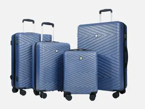 4 Piece Hardshell Luggage Set Hardside Lightweight Suitcase with TSA