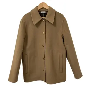 Pre-owned BURBERRY Wool Small Leather Goods Coat