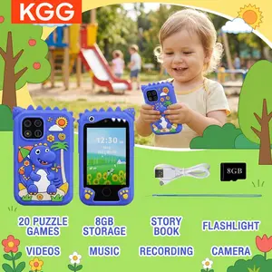 KGG Kids Learning Phone features 8GB storage, dual cameras, stories, music, video, calculator, 12 habit trackers and 20 educational games. A multifunctional educational learning tool and toy for boys and girls.