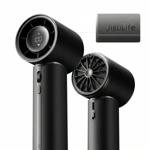 JISULIFE Pro1 Mini Fan - PU Leather Design with 30 Hour Cooling Power, Aroma Diffuser, 100-Speed Turbo Portable Fan for Travel, Outdoor, Concerts, Gifts for Fashionista