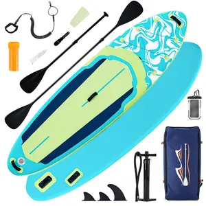 10.5ft Inflatable Stand Up Paddle Board 125.9"×32.6" | 400lbs Weight Capacity | Beginner Friendly SUP with Premium Accessories for Lakes, Rivers & Ocean