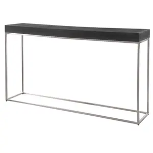 Jase | Black Concrete Console Table