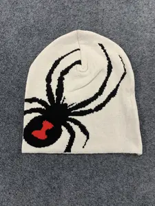 New letter knitted hat trendy brand hip-hop retro pullover hat fashionable casual versatile men and women Y2K