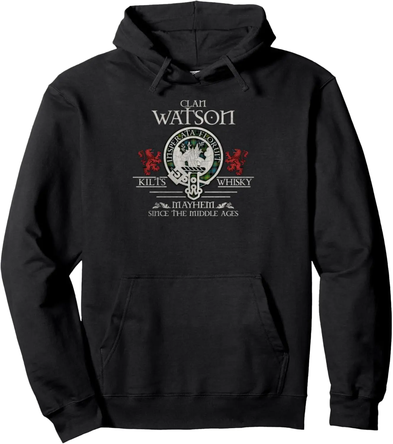Clan Watson tartan family reunion Highland Games Pullover Hoodie
