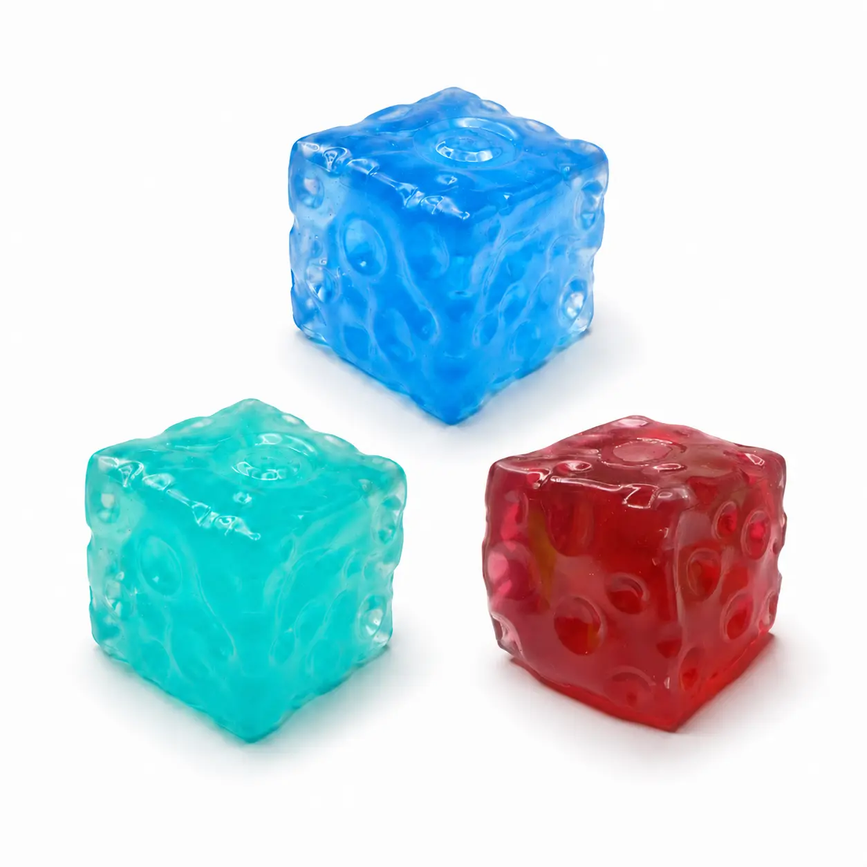 Jumbo Crystal Cheese Cube Squishy - Squilo Non-Rebound Moldable Aesthetic Faseline Filling Sensory Squishies Fidget Toys for Stress Relief