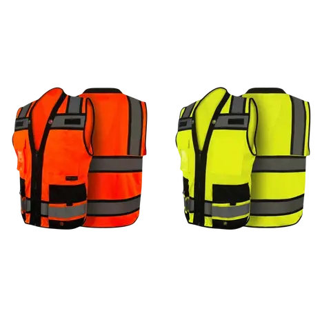Rear Pocket Class 2 Safety Vest