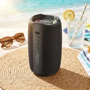 20W Maximum power [ZEALOTs ] Portable wirelessspeaker high ,fidelity sound and audio, desktop Bluetoothspeaker surrounWS pairing, Tattery life, supports USB/TFcard/AUX/BT smartphones. Ideal choice forfamily/car/party/camping/