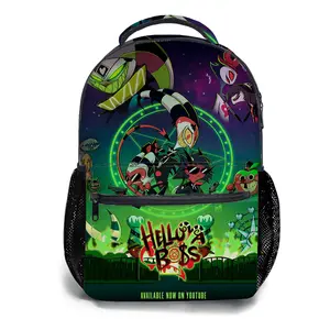 Helluva-BossBackpacks for Girls, Cute School Backpack for Girls Boys, Aesthetic Bookbag for Teens, Lightweight Classic Backpack for Travel, Work, Picnic A-43