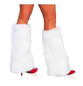 212 MAIN Women's Fur Look Leg Warmer - Roma Costume (C121-WHT-O-S), White, 1 Size, Costumes & Accessories, One Size