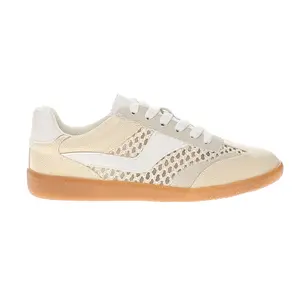 Dirty Laundry Womens Tropics Cut-Outs Lace Up Sneakers Shoes Casual - Beige