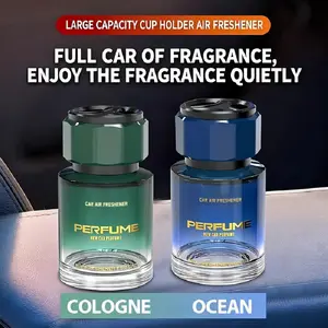 Car air freshener - Cologne scent, fresh ocean fragrance, long-lasting aroma, car interior décor, men's car fragrance, suitable for bedrooms, bathrooms, home décor, air freshener, and also a party and holiday gift