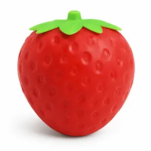 Jumbo Strawberry Squishy Stress Relief Toy – Slow Rising Soft Sensory Fidget