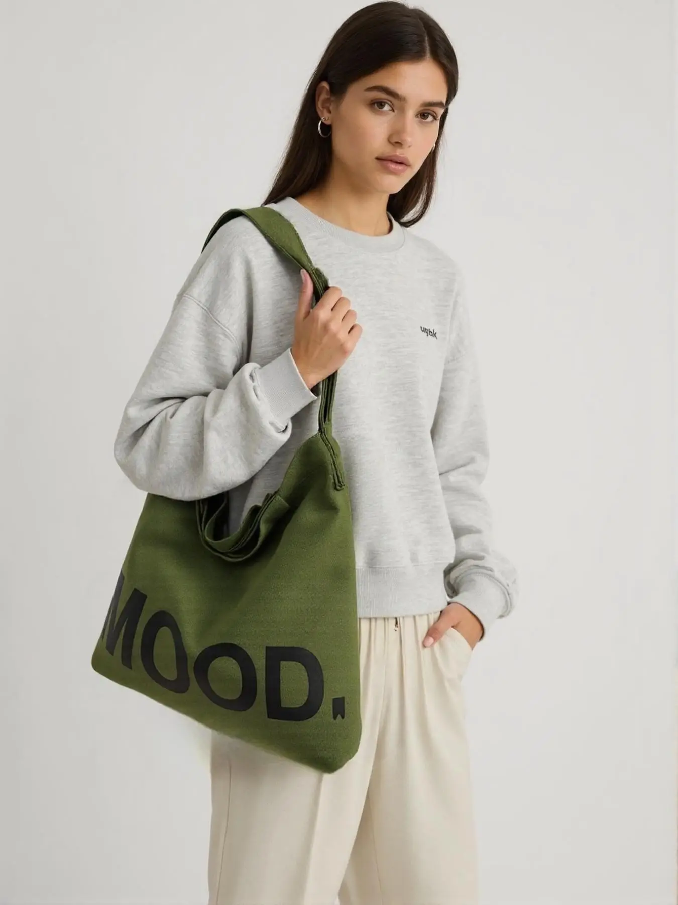 Women's Summer Casual Letters Pattern Tote Bag, Large Capacity Canvas Shoulder Bag with Adjustable Strap for Party for Women & Girls, Fashion Trendy T