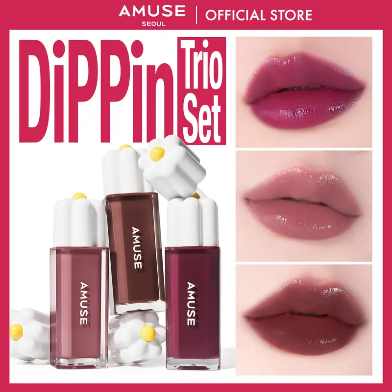 【LIP】hun RODESKO Tulle Set Amazon.com : Dulele 4PCS Lip Tint Stain Set, Mini Moisturizing