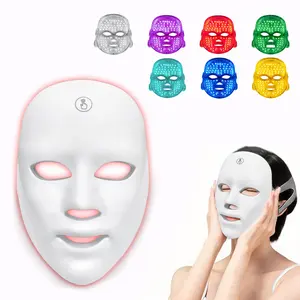 2026 New LED Facial Skincare Mask, Seven Color LED Beauty Instrument, Rechargeable Beauty Mask, Home Use Photon Therapy Mask, Led Face Mask, Photon Rejuvenation Mask