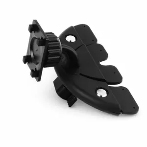 CD Slot Mount for Car Screen 360 Degree Rotatable Universal Display Holder with Triangle Stabilizing Support for Dashcam GPS