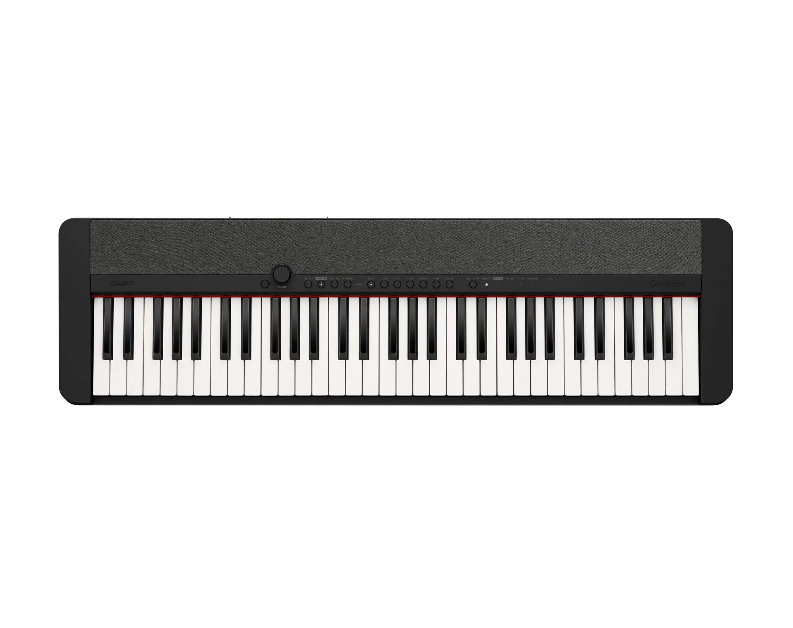 Casio Casiotone CT-S1 – 61-Key Touch-Sensitive Retro Keyboard | Sleek, Portable Design for Beginners to Pros | Stereo Grand Piano + 60 AiX Tones | USB-MIDI Connectivity | Black