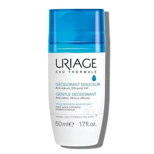 Uriage Deodorant For Sensitive Skin, Aluminum-Free Formula, Unisex | Daily Freshness, No Alcohol, 24-Hour Odor Protection, No White Marks