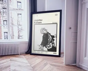 Jujutsu Kaisen Poster Print | Film Poster | Vintage Retro Art Print | Minimalist Poste, Wall Art Decor, decor home | gift for anime