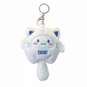 Sanrio Brand Animal Collection HelloKitty Kuromi Melody Cinnamoroll Pompompurin Mini Keychain Bag Charm - Cute and Collectible Design