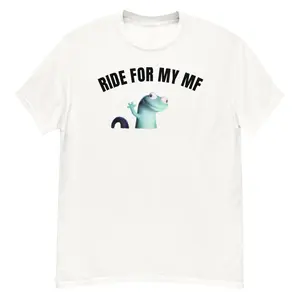 RIDE FOR MY MF LIZARD - funny - t-shirt - trend