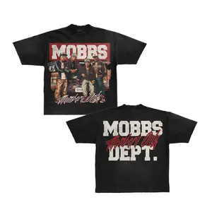 Y2k Mobbs members cotton t shirt Style Mens Short Sleeve T-shirt