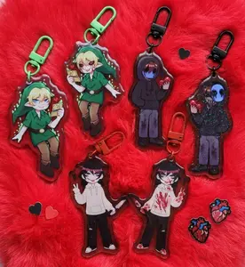 Creepypasta Keychain, Jeff The Killer, Eyless Jack, Ben Drowned