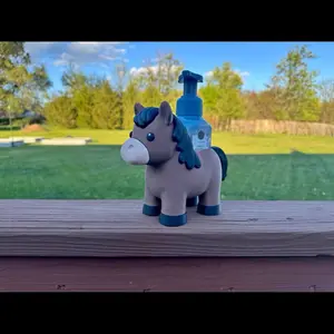 BBW Horse 3D Printed Soap Holder - Unique Design for Bathroom Decor
