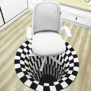 3D Quantam Vortex  Bottomless Hole Illusion Rug
