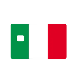 Custom Adhesive Stickers Italy Flag Credit Card Sticker - High Quality, Waterproof, Stain Resistant
