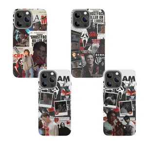 BillyLoomis StuMatcher Phone Case, Ghostface Horror Movie Halloween Cute Phone Case, Spooky Season Protector, Halloween Perfect Gift Suitable for iPhone 17-11 Pro Max/Plus and  Samsung Galaxy S23-25