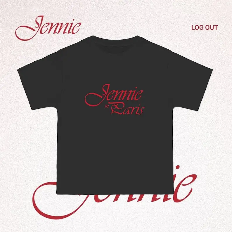 Jennie Inspired Ruby Tour T-Shirt Trendy Kpop Fan Gift