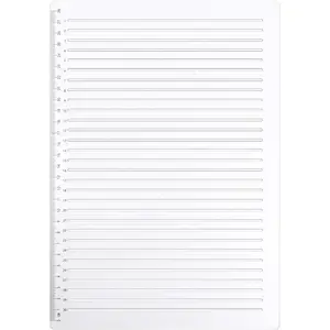 1 PCS Straight Line Stencil, 11.7"× 8.1" Clear Plastic Spacing Line Drawing Stencils Calligraphy Measuring Ruler Template for Envelope Journal Card Paper Lettering Writing Supplies