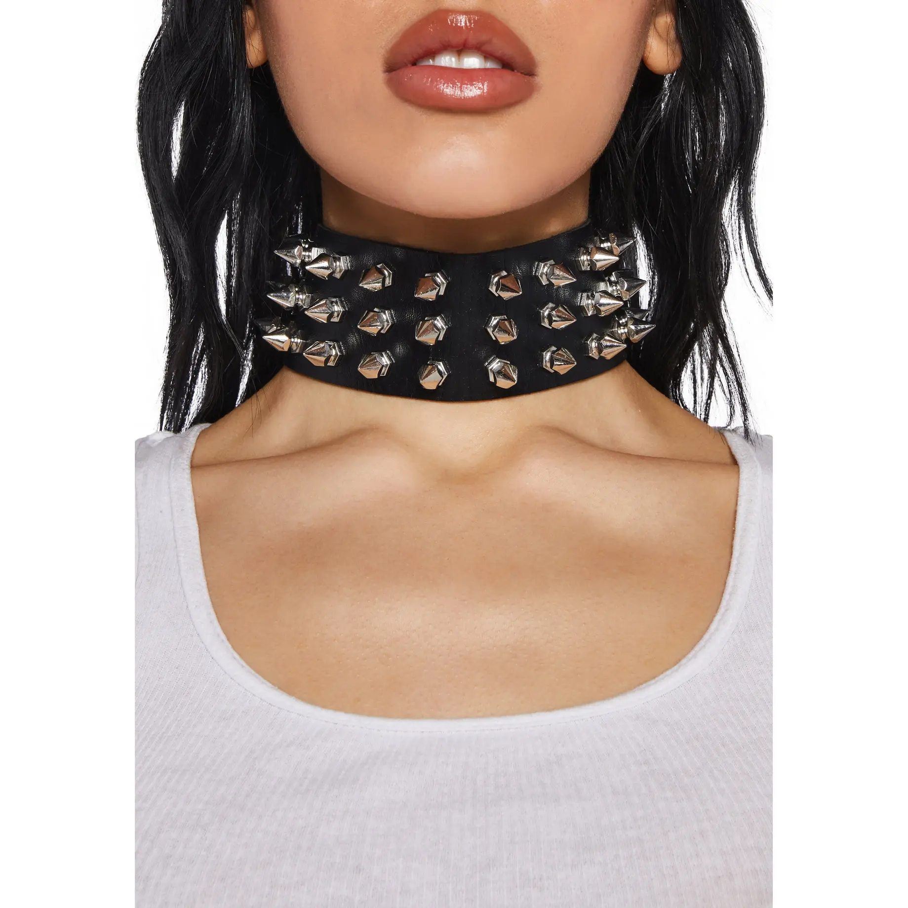 Sass Status Spiked Choker