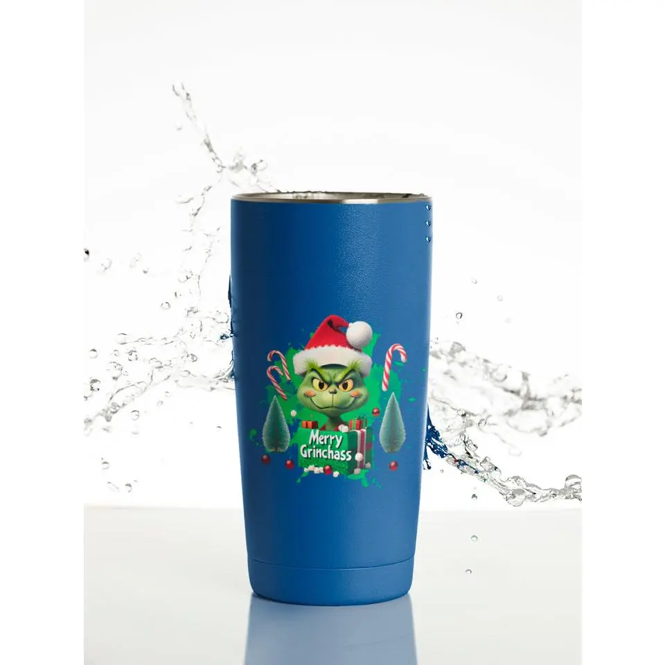 Grinchy Sips: Tumbler Tales of Merry Mischief. Designed and Created by Claire4You Designers just for you. P15-D267