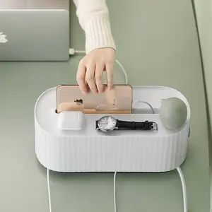 Power Strip Cable Management Box for Tidy Wire Storage