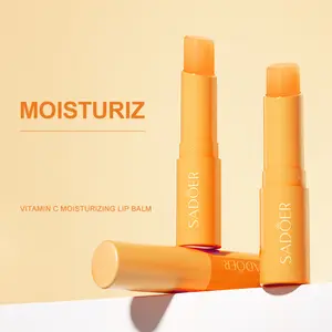 Vitamin C Hydrating Lip Balm 2.7g Daily Moisturizing Lip Care for Smooth Dewy Glossy Colorless Lips