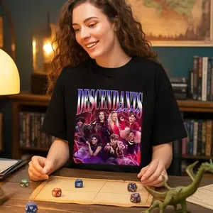 [Sale off up to 50%] Retro Descendants Zombies Worlds Collide Tour Matching Tshirt, The Rise Of Red  T-Shirt, Summer Music Festival 2025