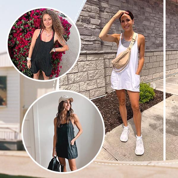 Molitree Women's Summer Sleeveless Mini Dress Athletic Dress V Neck Spaghetti Strap Short Tennis Dress with Built-in Shorts Molitree Women's Summer Sleeveless Mini Dress Athletic Dress V Neck Spaghetti Strap Short Tennis Dress with Built-in Shorts