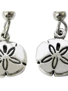 Strickly Boarding & Joe Paradise Sand Dollar Earrings - Custom Surf Jewelry for Men